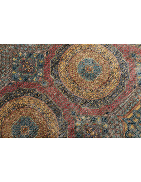 Mamlouk 246x303 Cm Mamlouk Pakistan, Hand-carded Wool warp: