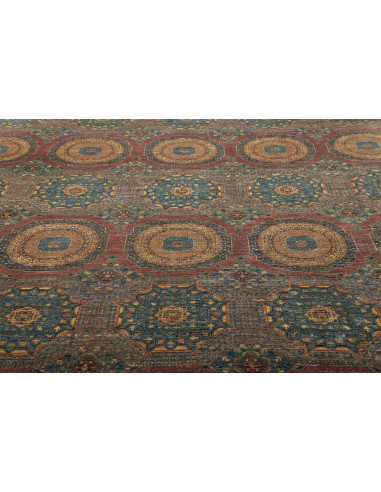 Mamlouk 246x303 Cm Mamlouk Pakistan, Hand-carded Wool warp: