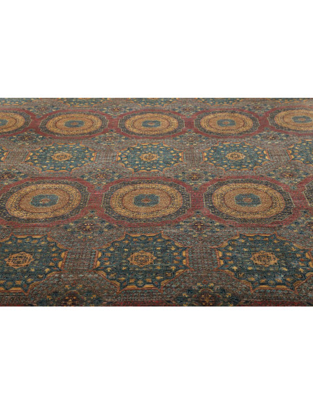 Mamlouk 246x303 Cm Mamlouk Pakistan, Hand-carded Wool warp: