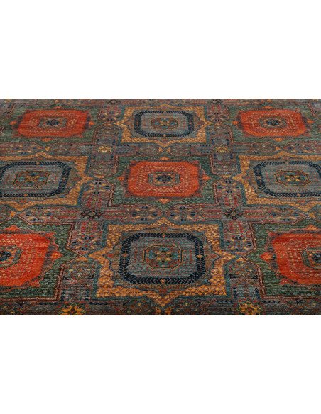 Tappeto Mamlouk Pakistan 202x302 Blu Ardesia Ar
