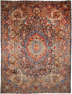 Rug Kashamr Zirkhaki Persia brown grey 300x394