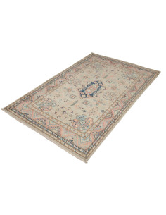 Rug Kazak Afghanistan beige white 118x177 2