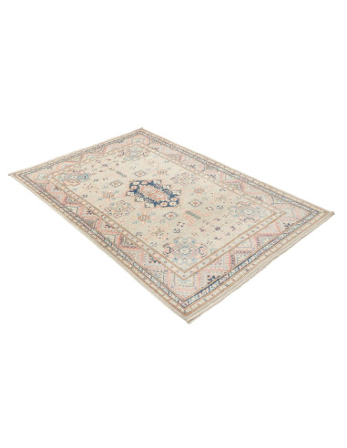 Tappeto Kazak Afghanistan beige bianco 118x177