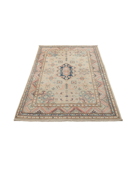 Tappeto Kazak Afghanistan beige bianco 118x177
