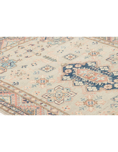 Tappeto Kazak Afghanistan beige bianco 118x177