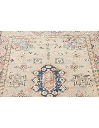 Tappeto Kazak Afghanistan beige bianco 118x177
