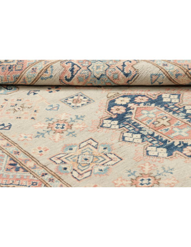 Tappeto Kazak Afghanistan beige bianco 118x177