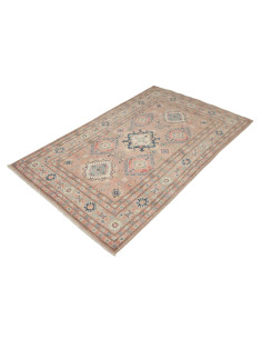 Rug Kazak Afghanistan beige maroon 115x182 2