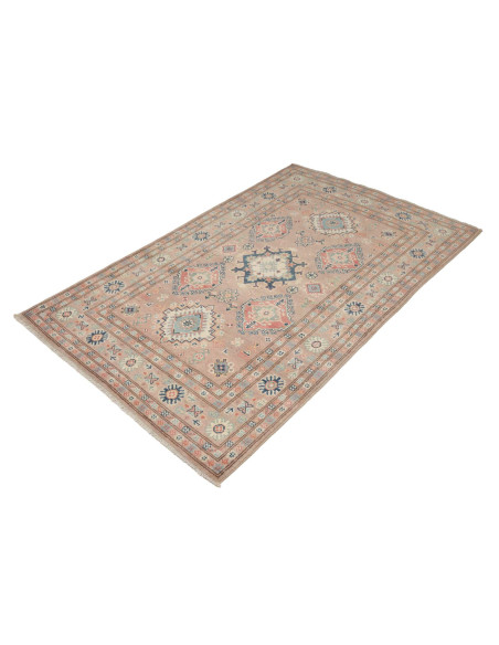 Rug Kazak Afghanistan beige maroon 115x182