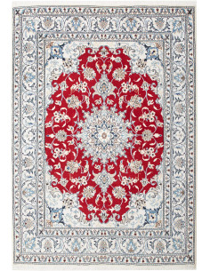Nain Kashmar 147x208 Cm Nain Kashmar, Persia, Hand-carded