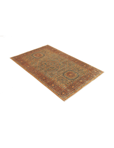 Rug Mamlouk Pakistan 100x158 Rust Gold