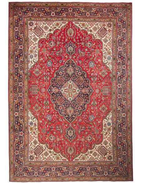 Tabriz 247x358 Cm Tabriz, Persia, Hand-carded Wool warp: