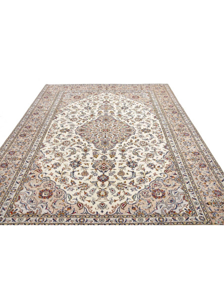 Kashan 243x350 Cm Kashan, Persia, Hand-carded Wool warp:
