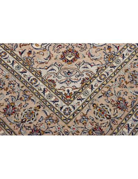 Kashan 243x350 Cm Kashan, Persia, Hand-carded Wool warp: