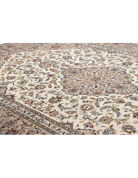 Kashan 243x350 Cm Kashan, Persia, Hand-carded Wool warp: