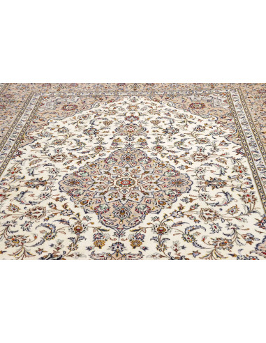 Kashan 243x350 Cm Kashan, Persia, Hand-carded Wool warp: