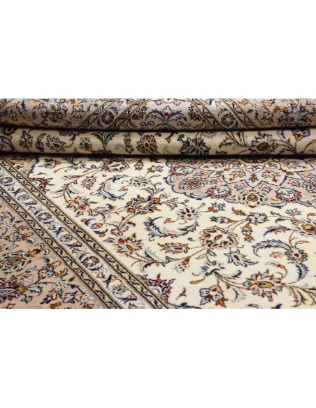 Kashan 243x350 Cm Kashan, Persia, Hand-carded Wool warp: