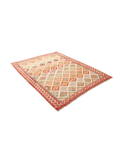 Kilim 158x204 Cm Kilim Afghanistan Hand-carded Wool, Cotton
