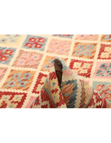 Kilim 158x204 Cm Kilim Afghanistan Lana Cardata A Mano,