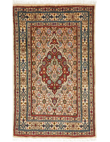 Moud 55x90 Cm Moud, Persia, Lana Cardata A Mano ordito:
