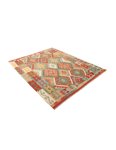 Kilim 155x201 Cm Kilim Afghanistan Hand-carded Wool cotton