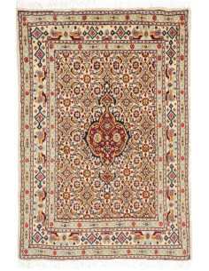 Moud 60x86 Cm Moud Persia Hand-carded Wool Cotton