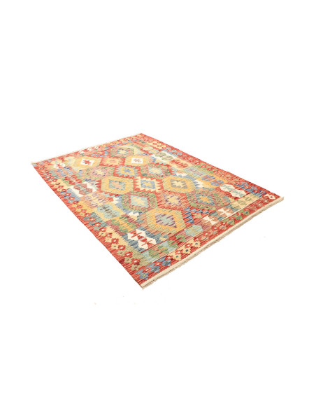 Kilim 151x203 Cm Kilim Afghanistan Hand-carded Wool warp: