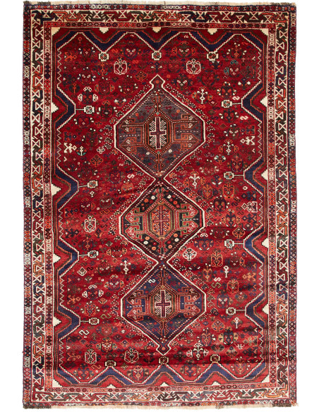 Shiraz 170x245 Cm Shiraz, Persia, Hand-carded Wool warp: