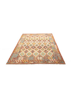 Kilim 154x204 Cm Kilim, Afghanistan, Lana Cardata A Mano 2