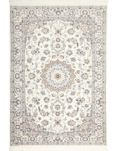 Nain 9la 138x198 Cm Nain 9la, Persia, Hand-carded Wool And