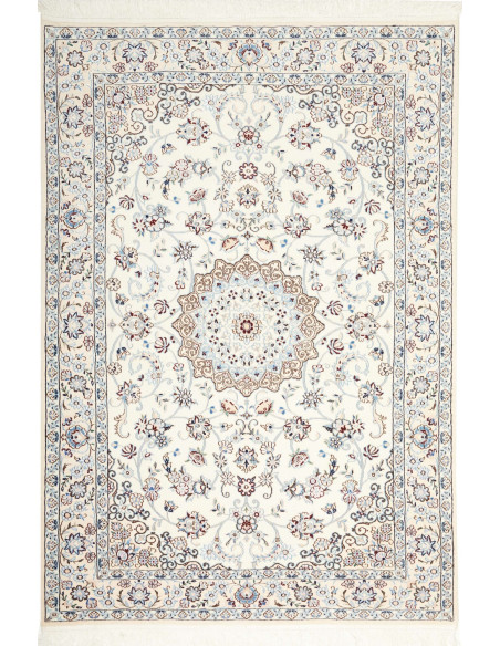 Nain 9la 138x198 Cm Nain 9la, Persia, Hand-carded Wool And