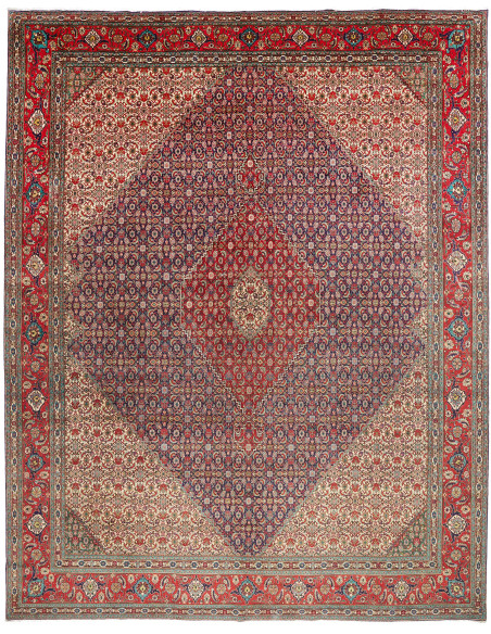 Tabriz 303x383 Cm Tabriz Persia Hand-carded Wool warp: