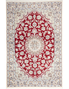 Nain 9la 130x200 Cm Nain 9la, Persia, Lana Cardata A Mano E