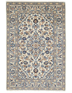 Tappeto Kashan Fine Persia 100x150 Crema Blu
