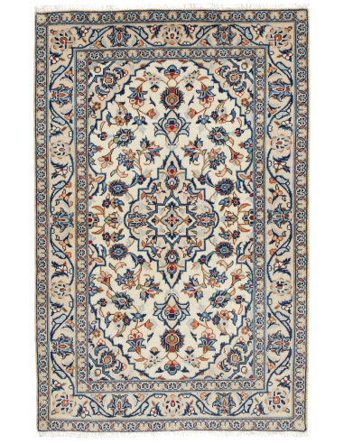 Kashan Fine 98x150 Cm Kashan Fine, Persia, Hand-carded Wool