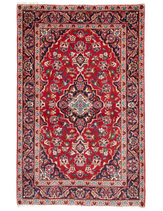 Kashan Fine 98x153 Cm Kashan Fine, Persia, Hand-carded Wool