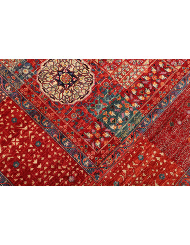 Tappeto Mamlouk Pakistan 251x294 Rosso Blu