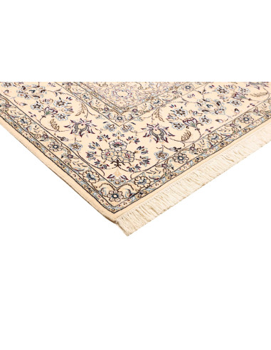 Nain 9la 251x253 Cm Nain 9la, Persia, Hand-carded Wool And