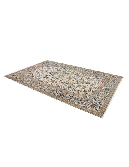 Kashan 196x308 Cm Kashan, Persia, Hand-carded Wool cotton