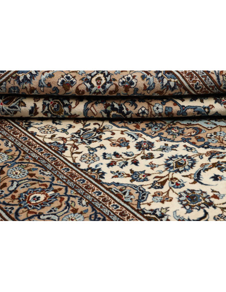 Kashan 196x308 Cm Kashan, Persia, Lana Cardata A Mano
