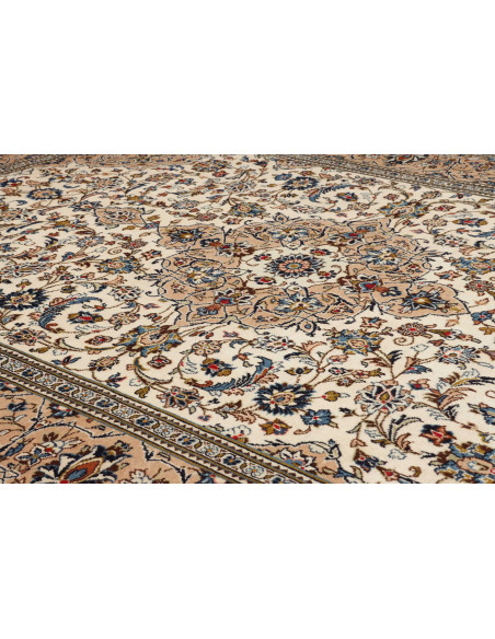 Kashan 243x353 Cm Kashan, Persia, Hand-carded Wool warp: