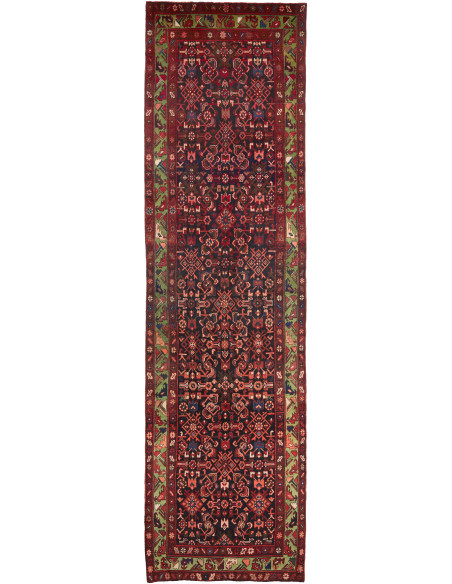 Hamadan 115x426 Cm Hamadan, Persia, Hand-carded Wool On