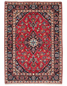 Kashan Fine 100x145 Cm Kashan Fine Persia Hand-spun Wool,