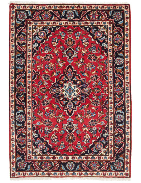 Kashan Fine 100x145 Cm Kashan Fine Persia Hand-spun Wool,