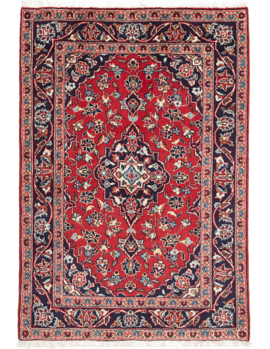 Kashan Fine 96x144 Cm Kashan Fine, Persia, Hand-carded Wool