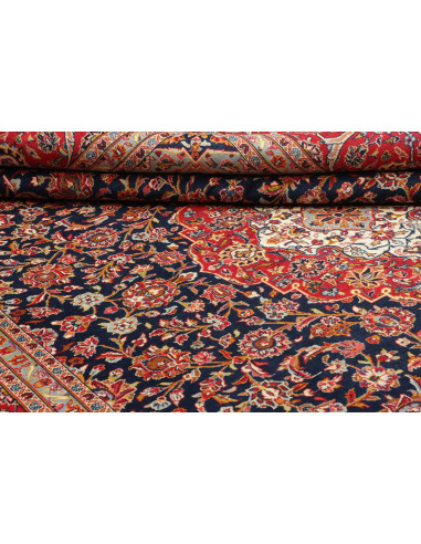 Tappeto Originale Kashan Persia 250x357 Rosso B