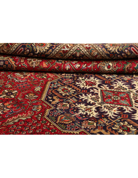 Tabriz 248x343 Cm Tabriz Persia Lana Cardata A Mano Cotone