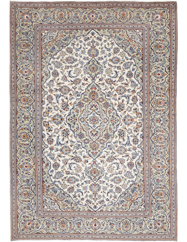 Kashan 195x287 Cm Kashan, Persia, Hand-carded Wool warp: