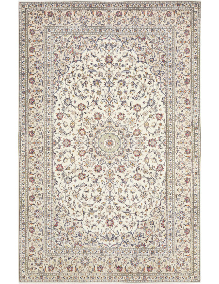 Kashan 200x307 Cm Kashan, Persia, Lana Cardata A Mano