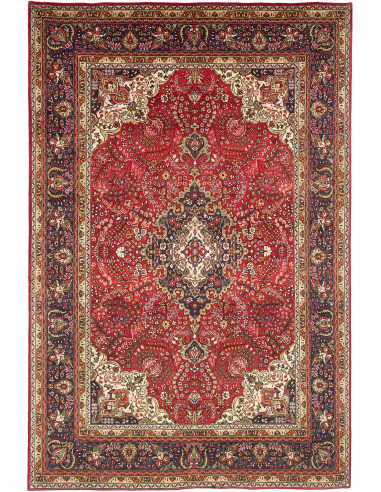 Tabriz 200x300 Cm Tabriz, Persia, Lana Cardata A Mano